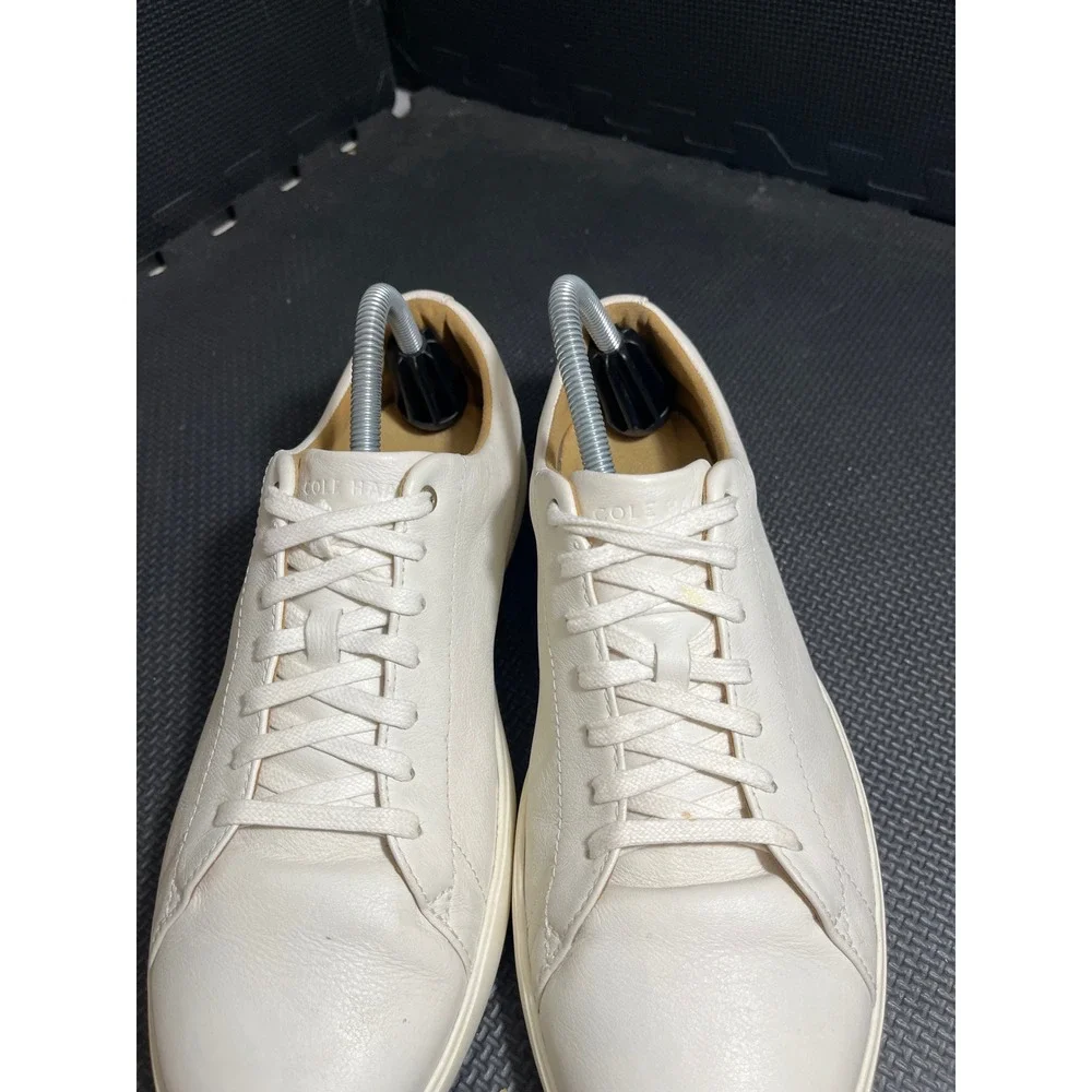 Cole Haan Grand Crosscourt Sneakers Mens 9M White Leather Low Top C26515 - Picture 4 of 9